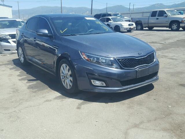 KNAGM4A79F5615029 - 2015 KIA OPTIMA LX BLUE photo 1