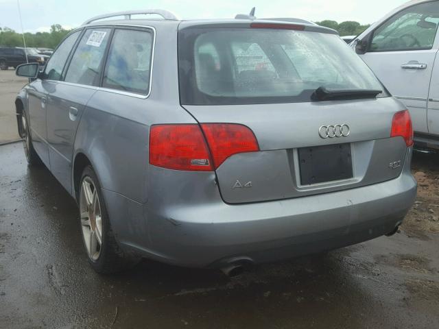 WAUKF78E26A024736 - 2006 AUDI A4 2.0T AV GRAY photo 3