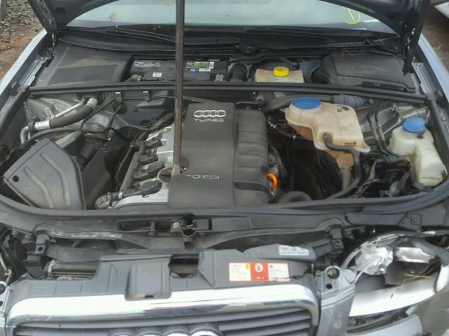 WAUKF78E26A024736 - 2006 AUDI A4 2.0T AV GRAY photo 7