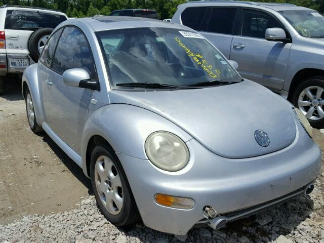 3VWCB21C22M418424 - 2002 VOLKSWAGEN NEW BEETLE SILVER photo 1