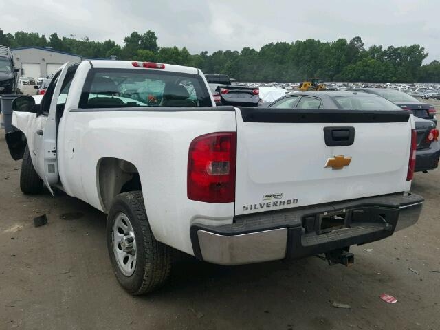 1GCNCPEX1DZ107622 - 2013 CHEVROLET SILVERADO WHITE photo 3