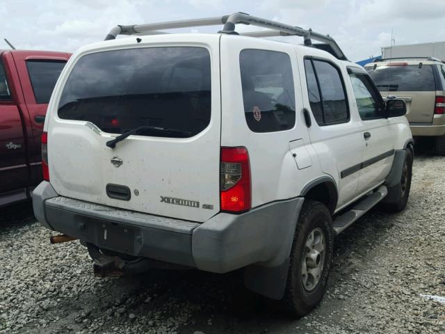 5N1ED28Y0YC510368 - 2000 NISSAN XTERRA WHITE photo 4