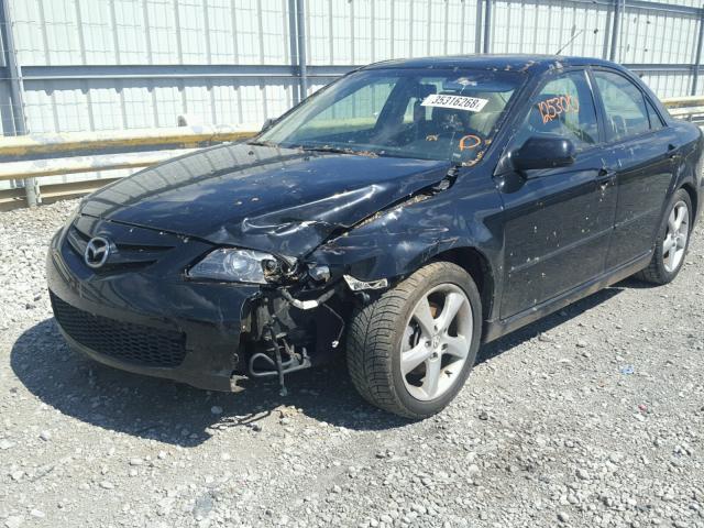 1YVHP80C775M62991 - 2007 MAZDA 6 I BLACK photo 2