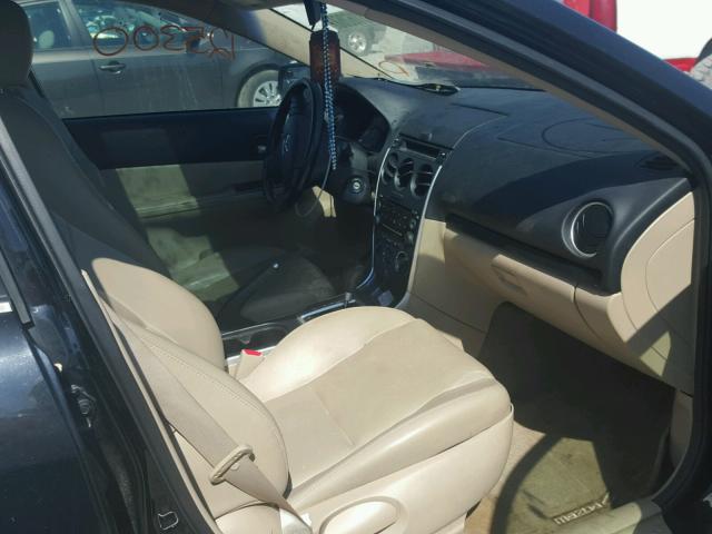 1YVHP80C775M62991 - 2007 MAZDA 6 I Սև լուսանկար 5