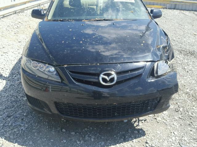 1YVHP80C775M62991 - 2007 MAZDA 6 I Սև լուսանկար 7