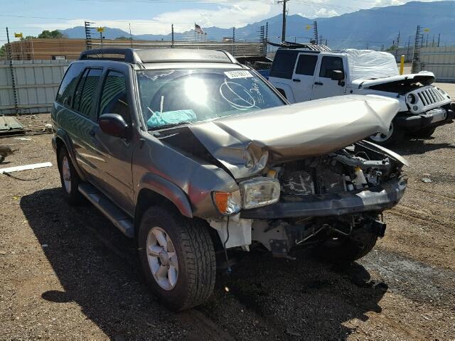 JN8DR09YX3W836548 - 2003 NISSAN PATHFINDER GRAY photo 1