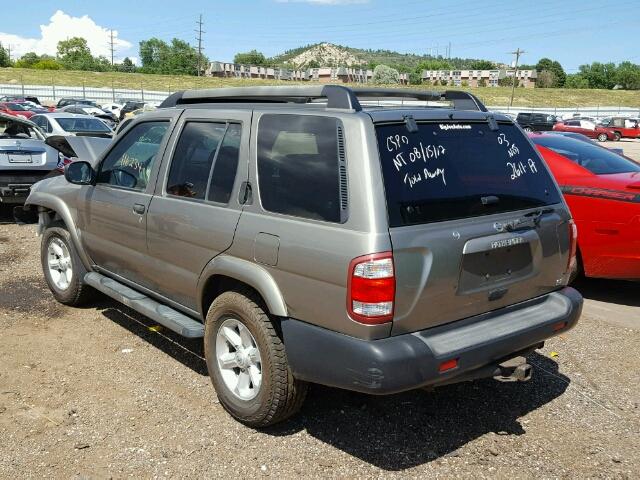 JN8DR09YX3W836548 - 2003 NISSAN PATHFINDER GRAY photo 3