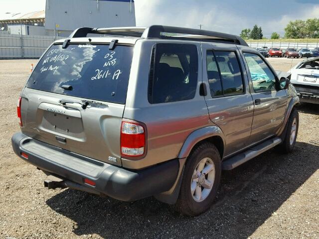 JN8DR09YX3W836548 - 2003 NISSAN PATHFINDER GRAY photo 4