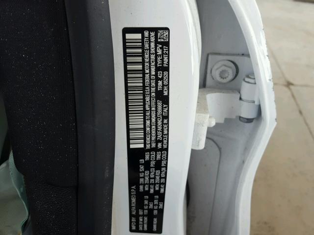 ZASFAKNN2J7B66687 - 2018 ALFA ROMEO STELVIO TI WHITE photo 10