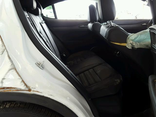 ZASFAKNN2J7B66687 - 2018 ALFA ROMEO STELVIO TI WHITE photo 6