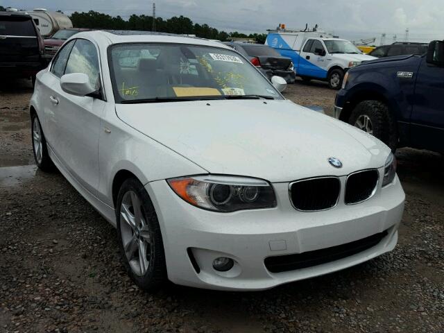 WBAUP7C59DVP25633 - 2013 BMW 128 I WHITE photo 1