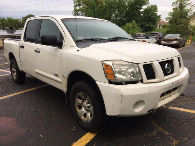 1N6AA07B46N552716 - 2006 NISSAN TITAN XE WHITE photo 1