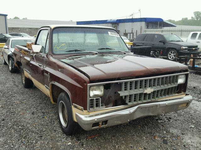 2GCDC14H3C1212091 - 1982 CHEVROLET C10 BROWN photo 1