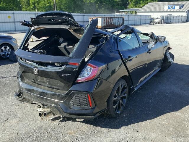 SHHFK7H48JU406940 - 2018 HONDA CIVIC SPOR BLACK photo 4