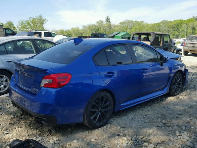 JF1VA1F61J9814486 - 2018 SUBARU WRX PREMIU BLUE photo 4