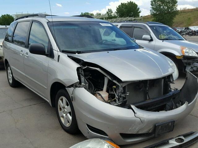 5TDZA23C26S570805 - 2006 TOYOTA SIENNA CE SILVER photo 1