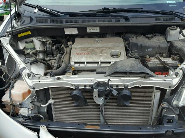 5TDZA23C26S570805 - 2006 TOYOTA SIENNA CE SILVER photo 7