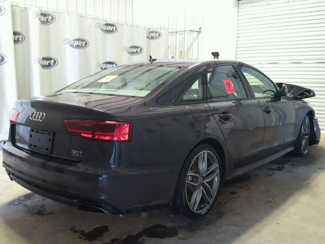 WAUHGAFC8GN119673 - 2016 AUDI A6 PRESTIG GRAY photo 4