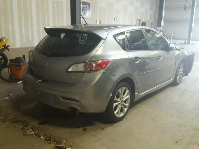 JM1BL1M65B1401285 - 2011 MAZDA 3 S SILVER photo 4