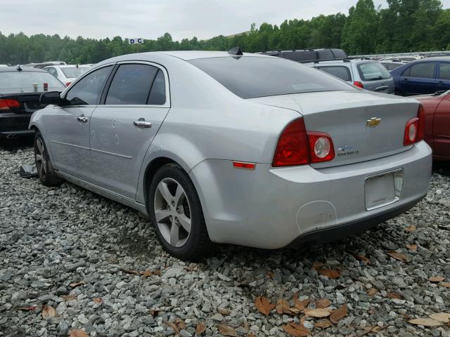 1G1ZC5EU2CF396448 - 2012 CHEVROLET MALIBU 1LT SILVER photo 3