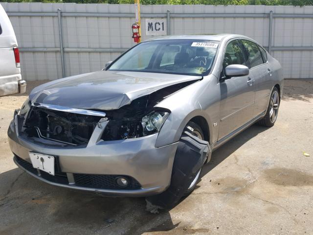 JNKBY01E87M403107 - 2007 INFINITI M45 BASE SILVER photo 2