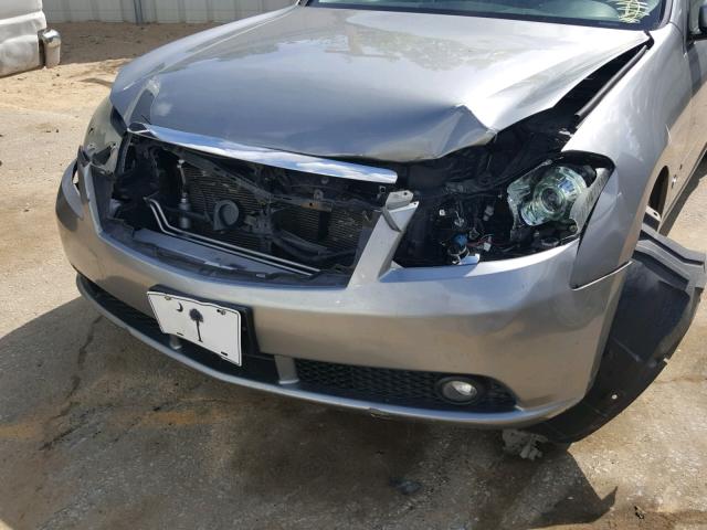 JNKBY01E87M403107 - 2007 INFINITI M45 BASE SILVER photo 9