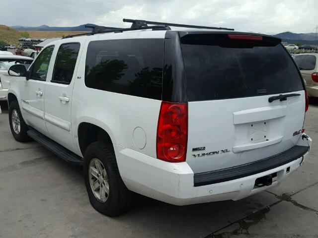 1GKFK16398J223045 - 2008 GMC YUKON XL WHITE photo 3