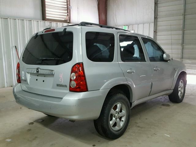 4F2YZ04135KM50099 - 2005 MAZDA TRIBUTE S SILVER photo 4