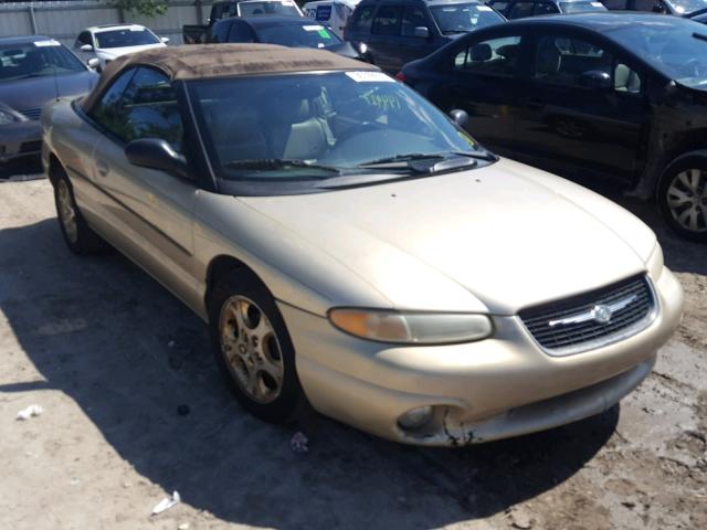 3C3EL55H3XT534846 - 1999 CHRYSLER SEBRING JX GOLD photo 1