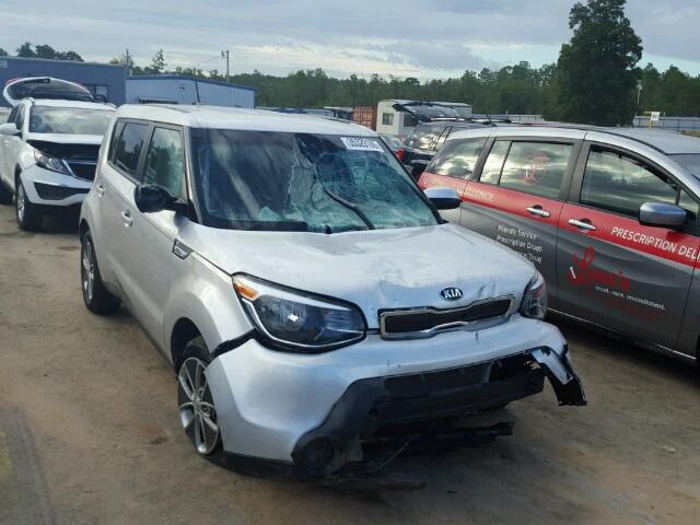 KNDJN2A21F7755028 - 2015 KIA SOUL SILVER photo 1