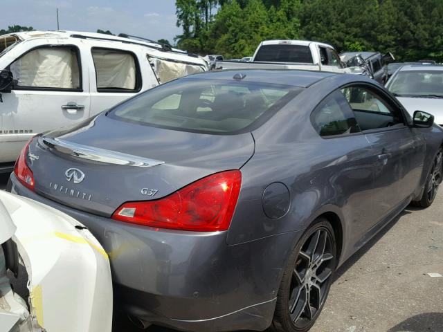 JN1CV6EKXDM920828 - 2013 INFINITI G37 JOURNE GRAY photo 4