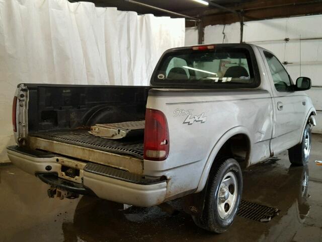 1FTRF18273NA31822 - 2003 FORD F150 SILVER photo 4