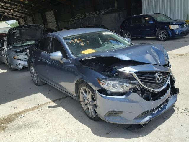 JM1GJ1V68E1136067 - 2014 MAZDA 6 TOURING BLUE photo 1