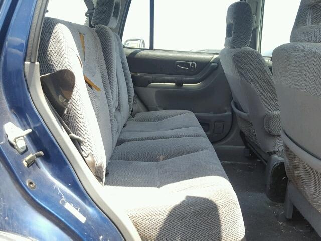 JHLRD1866WC071322 - 1998 HONDA CR-V EX BLUE photo 6