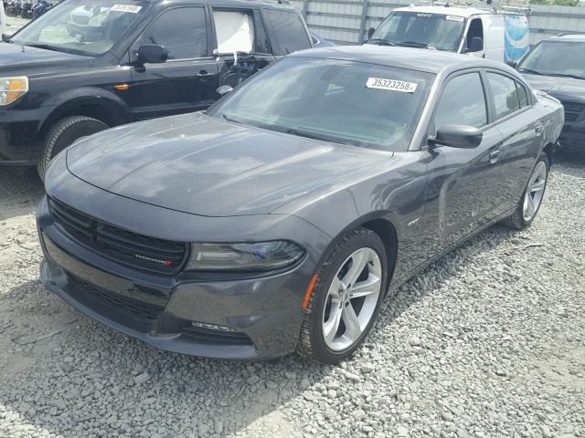 2C3CDXCT7JH176111 - 2018 DODGE CHARGER R/ GRAY photo 2