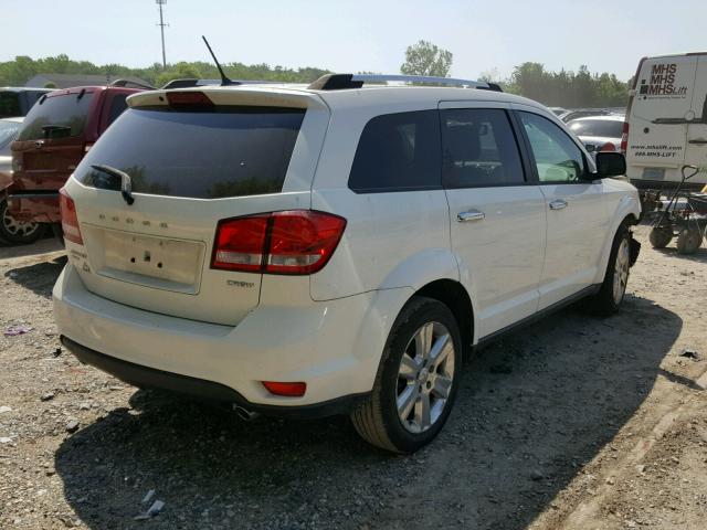 3C4PDDDGXCT152134 - 2012 DODGE JOURNEY CR WHITE photo 4