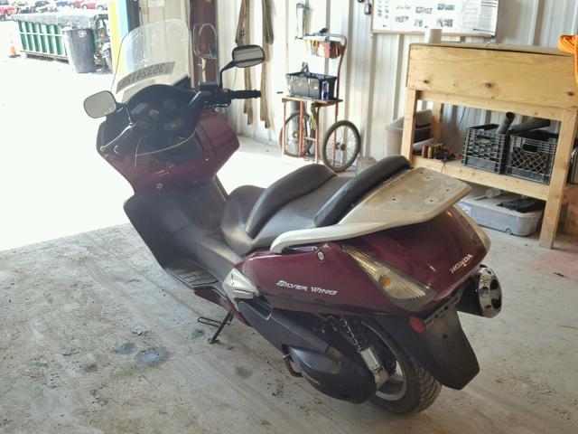 JH2PF01132K001713 - 2002 HONDA FSC600 MAROON photo 3