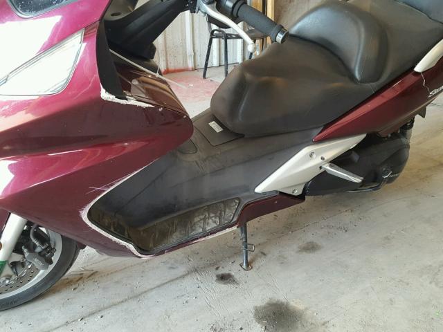 JH2PF01132K001713 - 2002 HONDA FSC600 MAROON photo 9