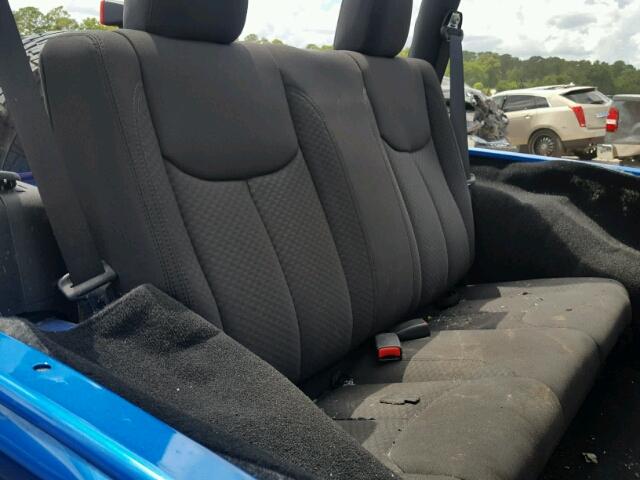 1C4AJWAGXGL302601 - 2016 JEEP WRANGLER S BLUE photo 6