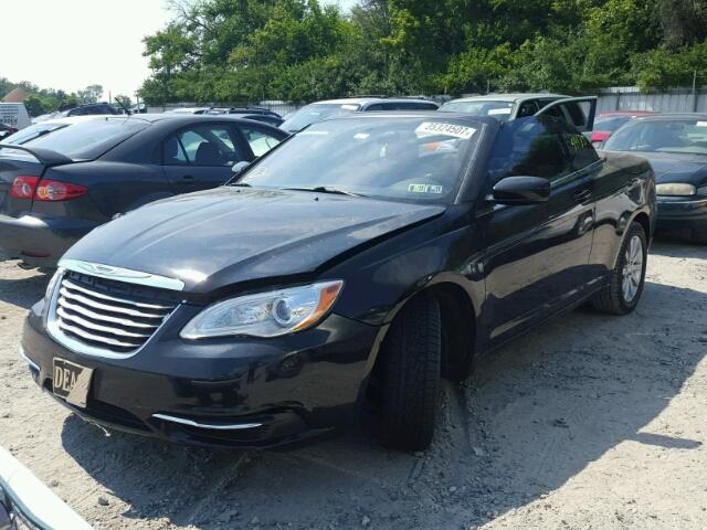 1C3BCBEB2DN526911 - 2013 CHRYSLER 200 TOURIN BLACK photo 2