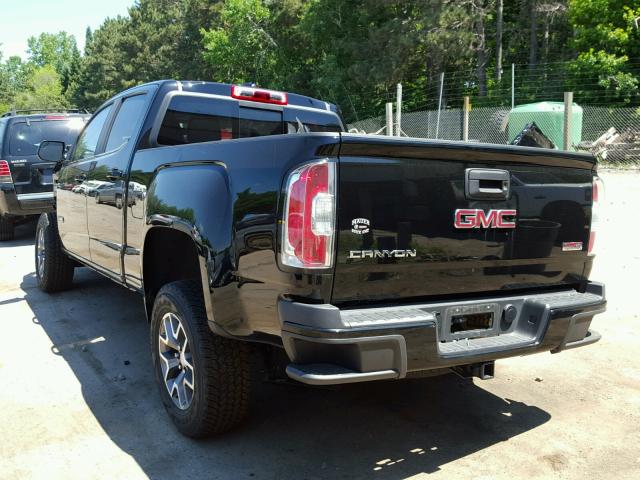 1GTG6CEN2H1275040 - 2017 GMC CANYON SLE BLACK photo 3