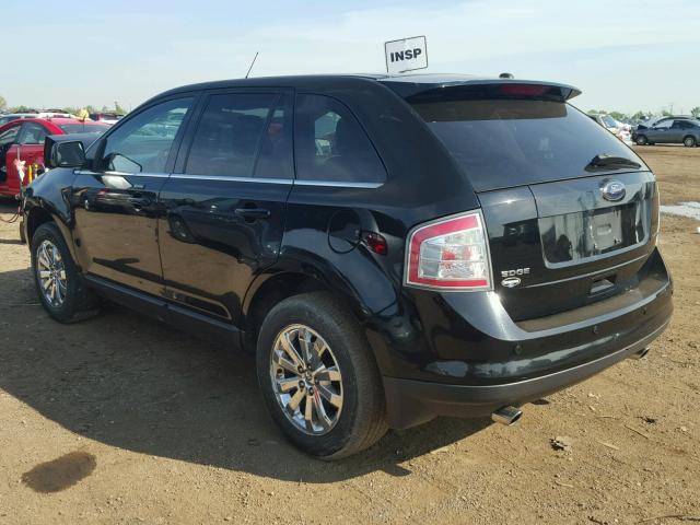 2FMDK39C68BA86107 - 2008 FORD EDGE LIMIT BLACK photo 3