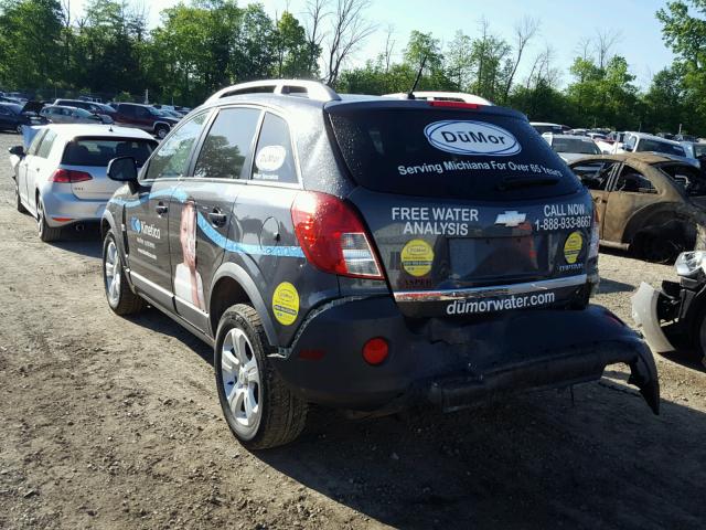 3GNAL2EK4DS595605 - 2013 CHEVROLET CAPTIVA LS GRAY photo 3