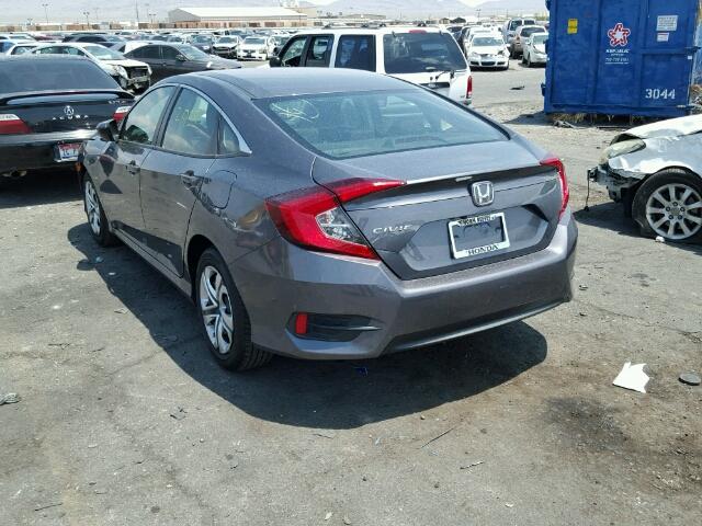 2HGFC2F53HH548504 - 2017 HONDA CIVIC LX GRAY photo 3