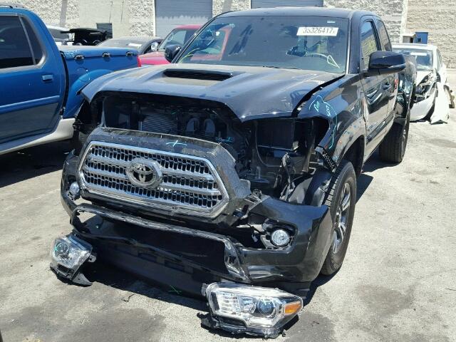 5TFRZ5CN9GX003238 - 2016 TOYOTA TACOMA AC შავი ფოტო 2