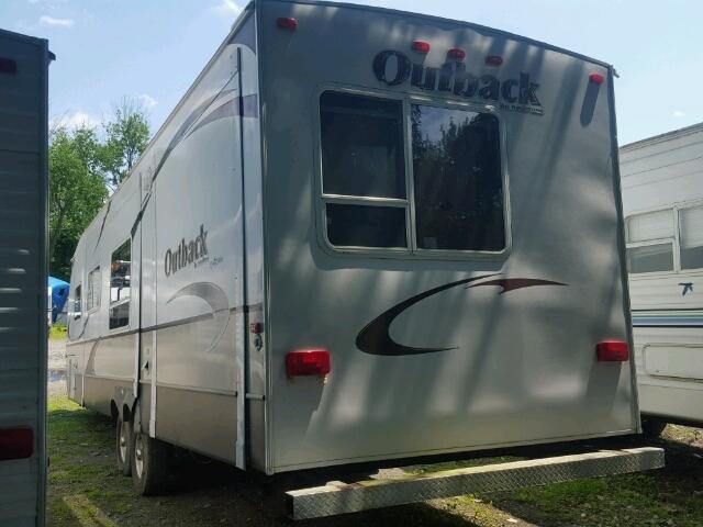 4YDT32B208S632055 - 2008 KEYSTONE OUTBACK WHITE photo 3