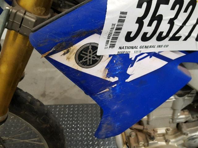 JYADG21E9DA005647 - 2013 YAMAHA WR250 R BLUE photo 11