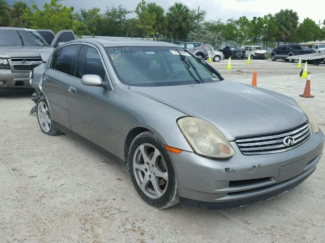 JNKCV51E84M100348 - 2004 INFINITI G35 GRAY photo 1