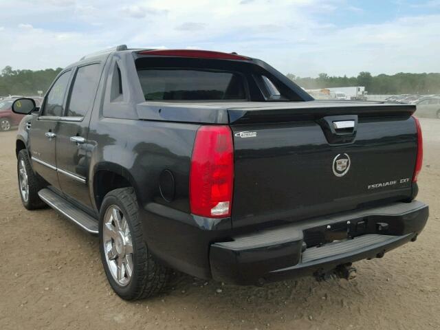 3GYFK62868G134166 - 2008 CADILLAC ESCALADE E BLACK photo 3