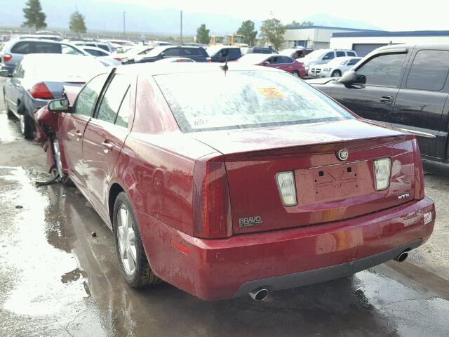 1G6DW677X60139179 - 2006 CADILLAC STS MAROON photo 3